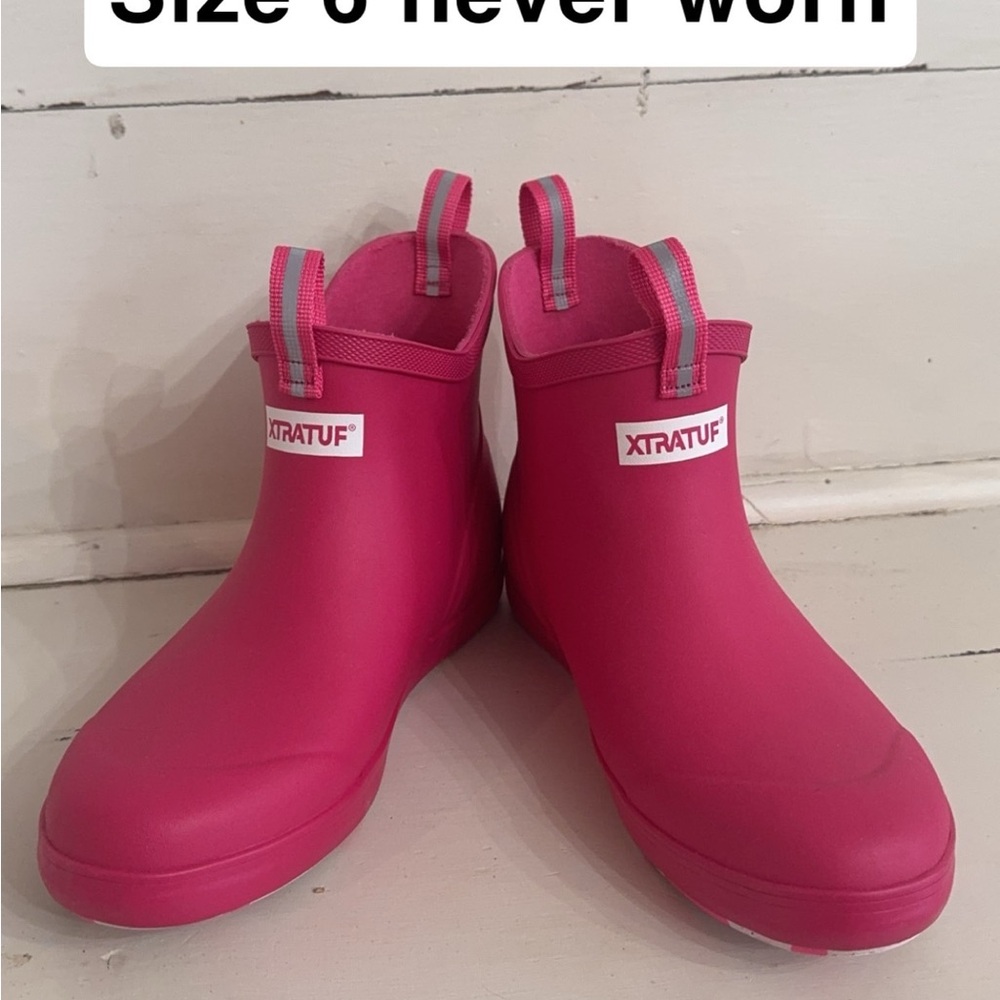 XTRATUF Pink Ankle Boots